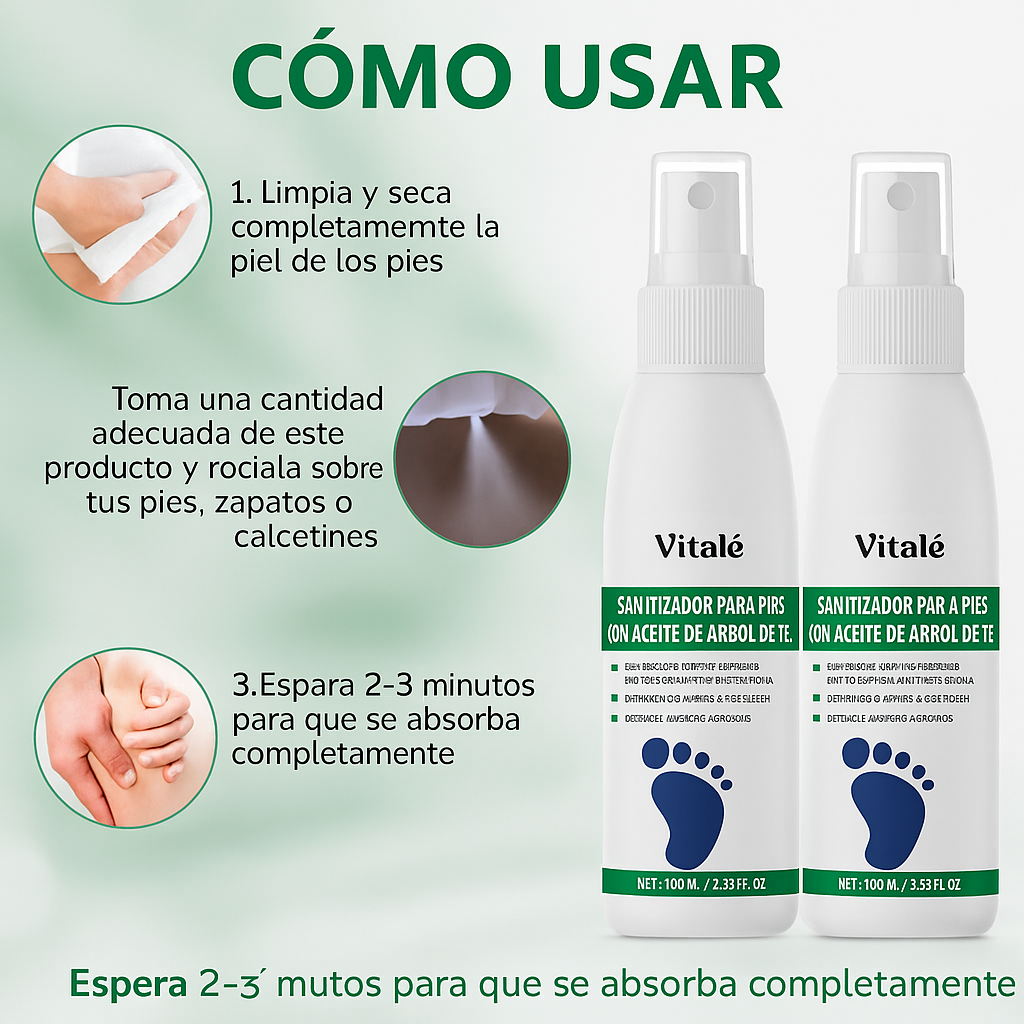 Spray para pies y zapatos Tea Tree Defense