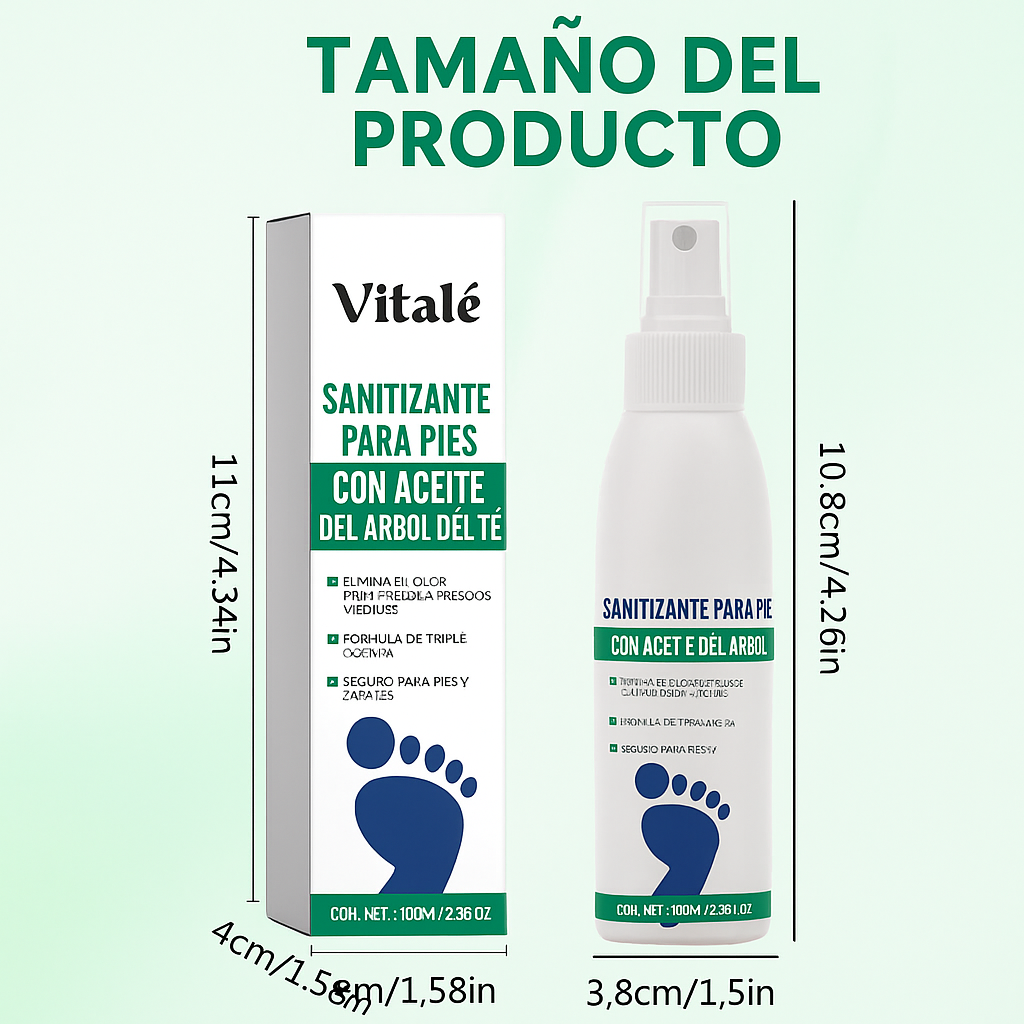 Spray para pies y zapatos Tea Tree Defense