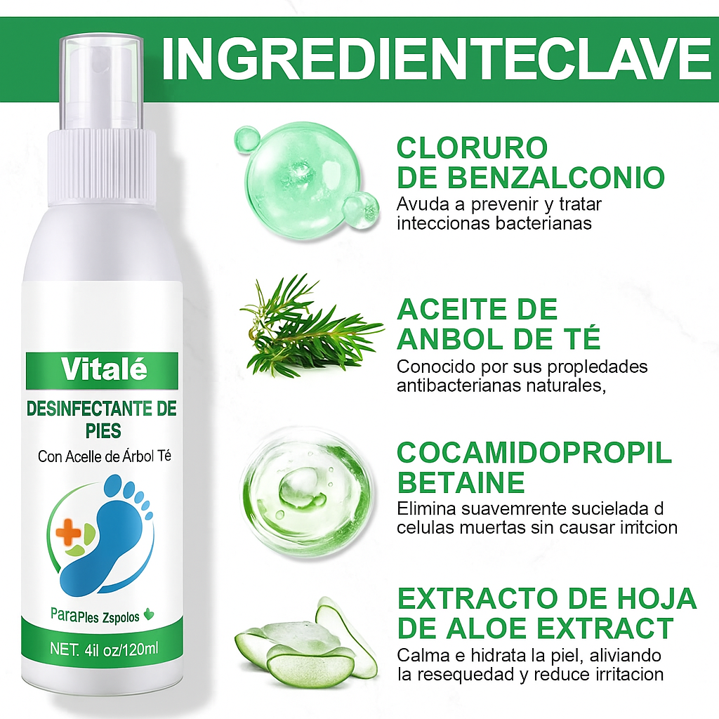 Spray para pies y zapatos Tea Tree Defense