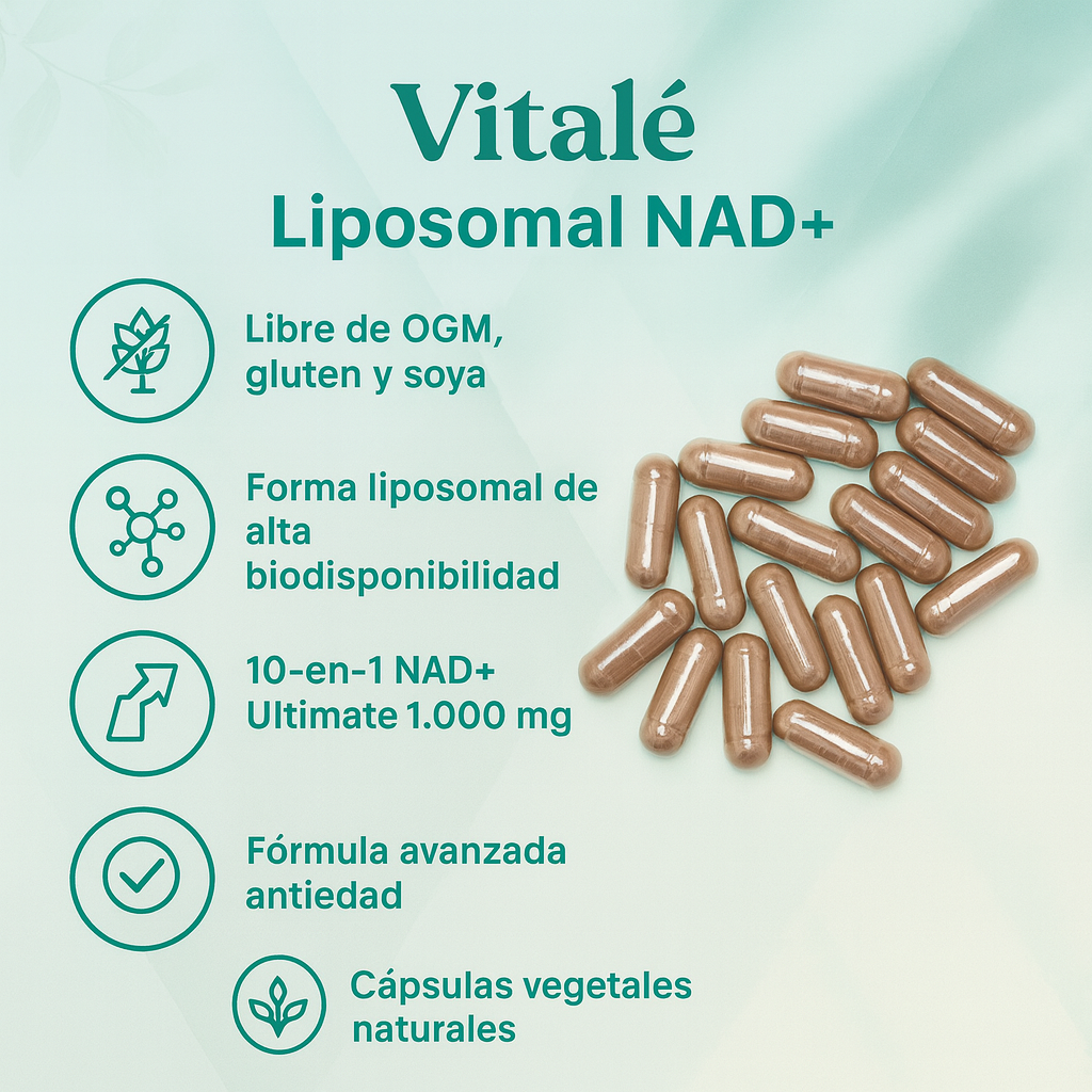 Vitalé Liposomal NAD+ Ultimate™ 1000 mg (10 en 1)
