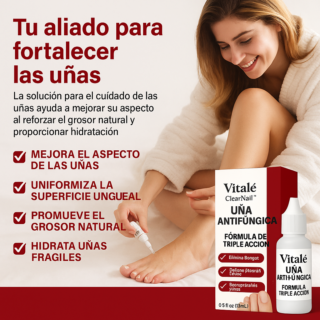 Vitalé ClearNail™ Gotas reparadoras antimicóticas