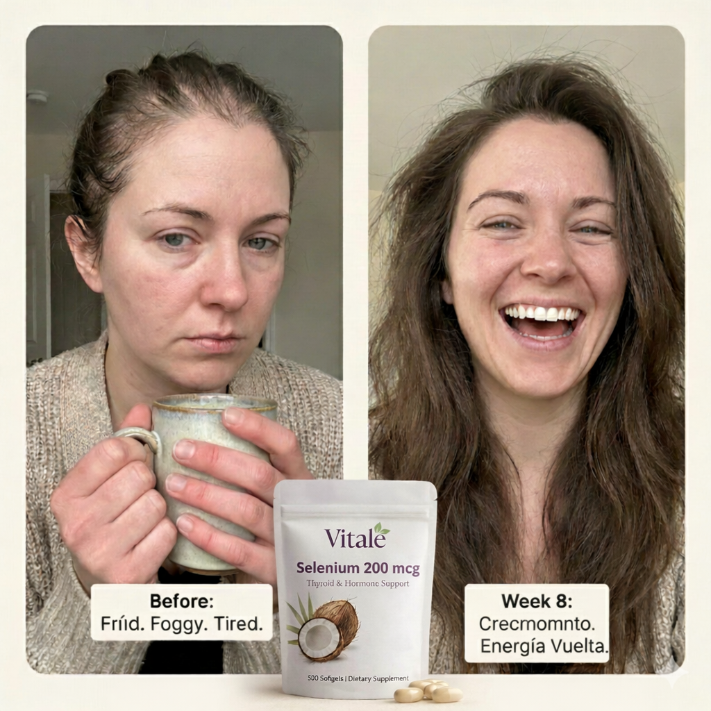 Vitale Selenio 200 mcg — Apoyo para la tiroides y las hormonas
