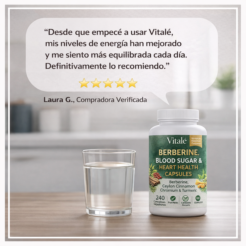La Fórmula #1 de Berberina para el Azúcar en Sangre y la Salud del Corazón