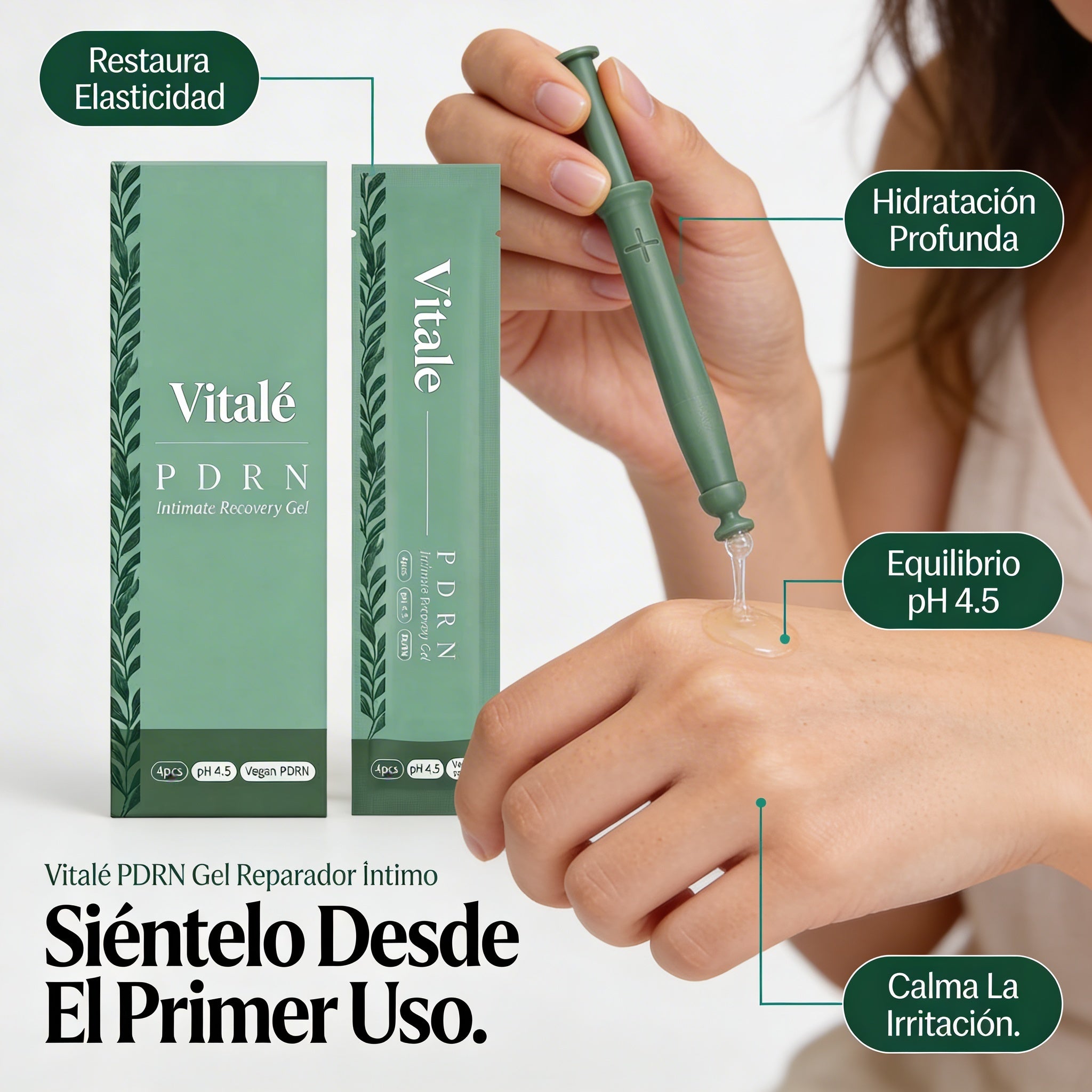 Gel reparador íntimo Vitale PDRN | Regenera, rejuvenece y reequilibra