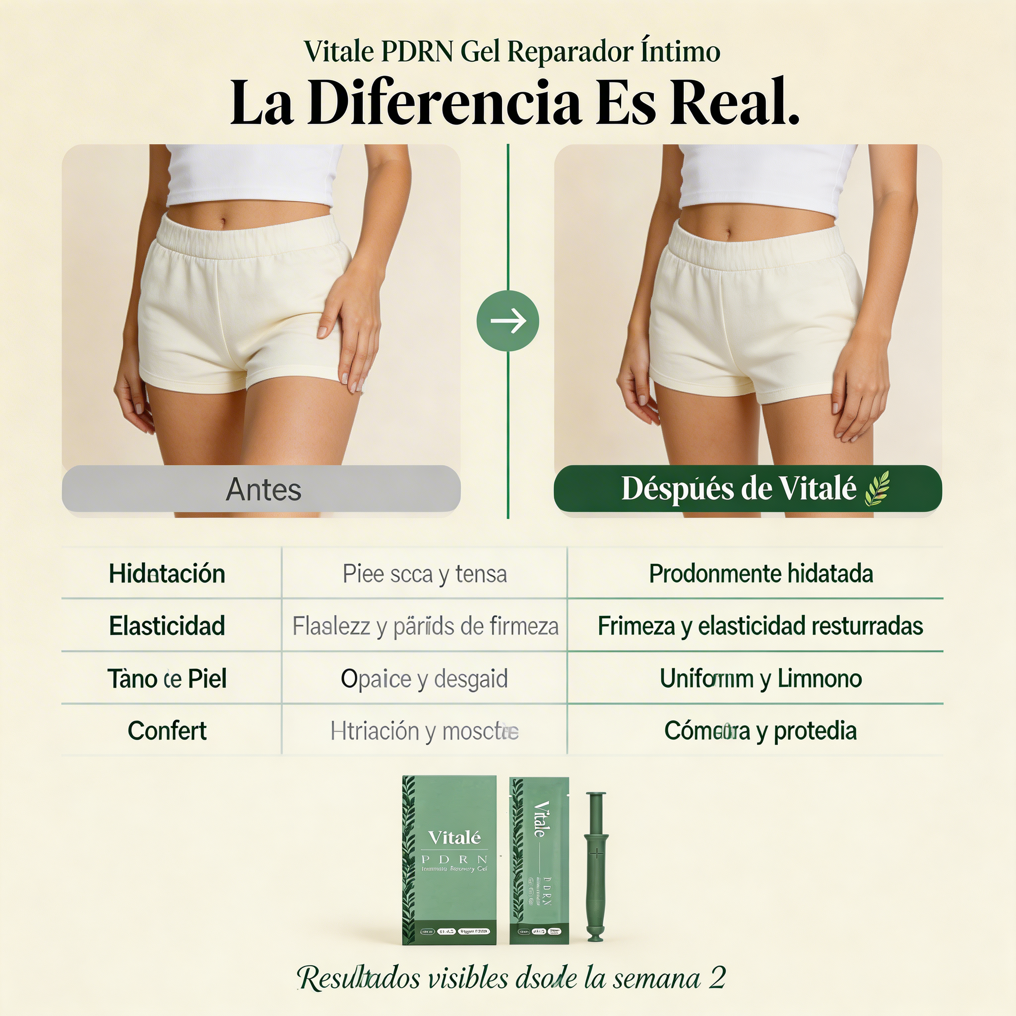 Gel reparador íntimo Vitale PDRN | Regenera, rejuvenece y reequilibra