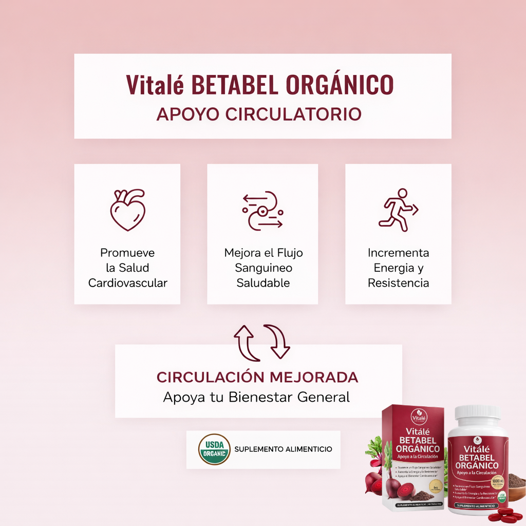 Vitalé Organic Red Beetroot for Circulation