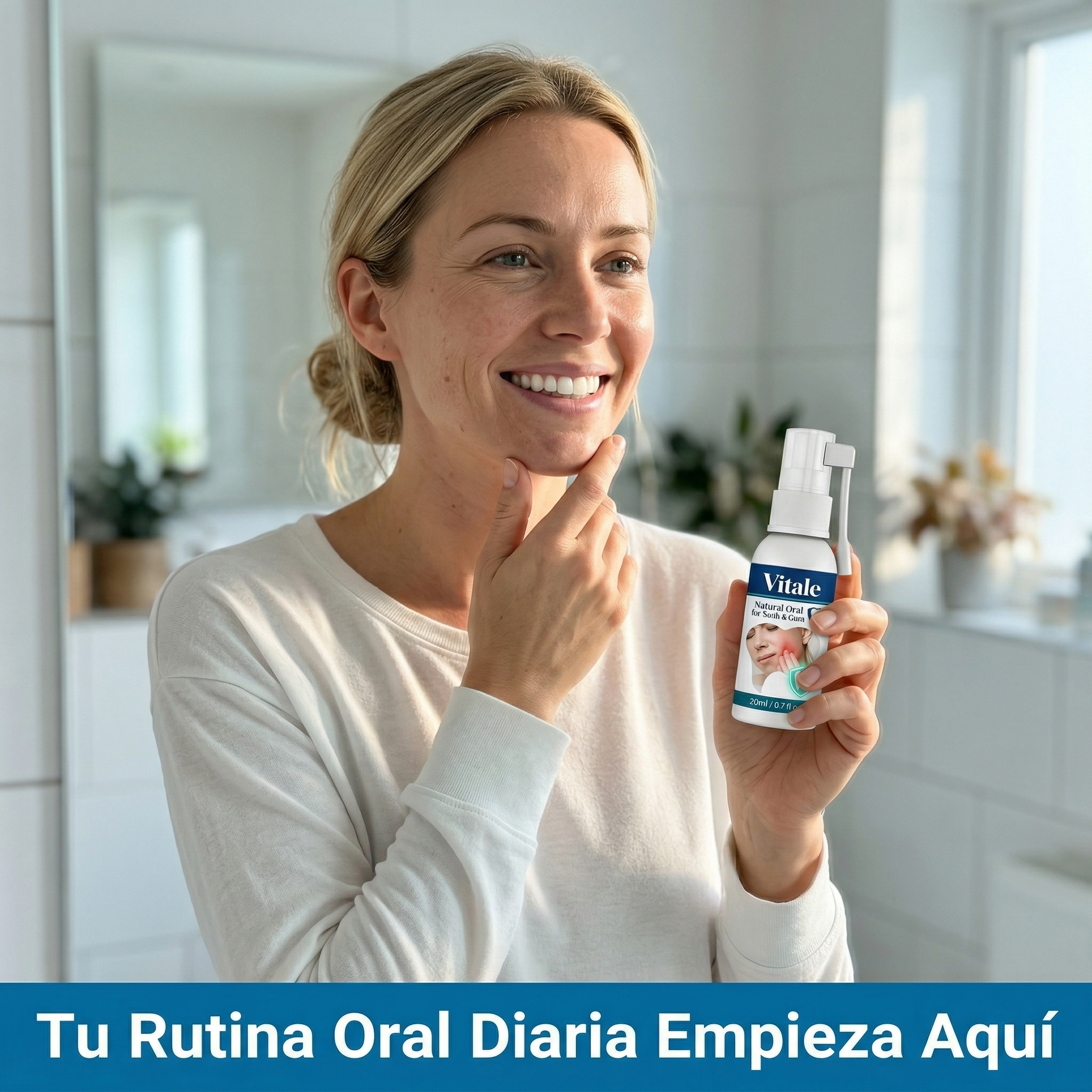 Vitale Spray Oral Natural para el Cuidado de Dientes y Encías