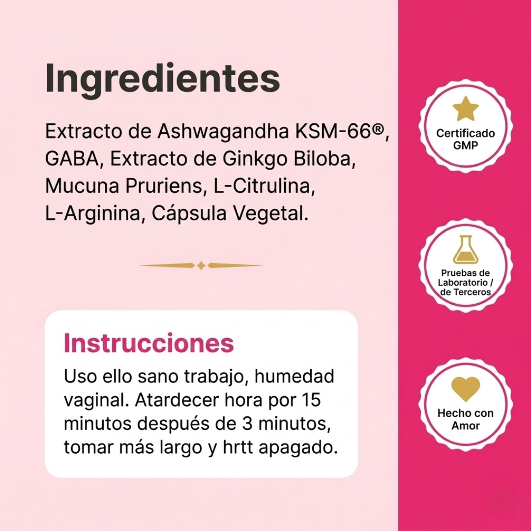 Vitalé URO - Cápsulas de Humedad Vaginal, Ánimo y Relajación