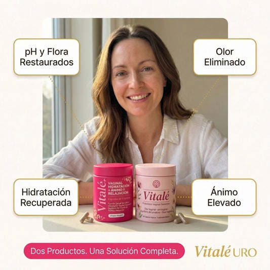 Paquete Vitalé URO Wellness: probióticos + hidratación y estado de ánimo