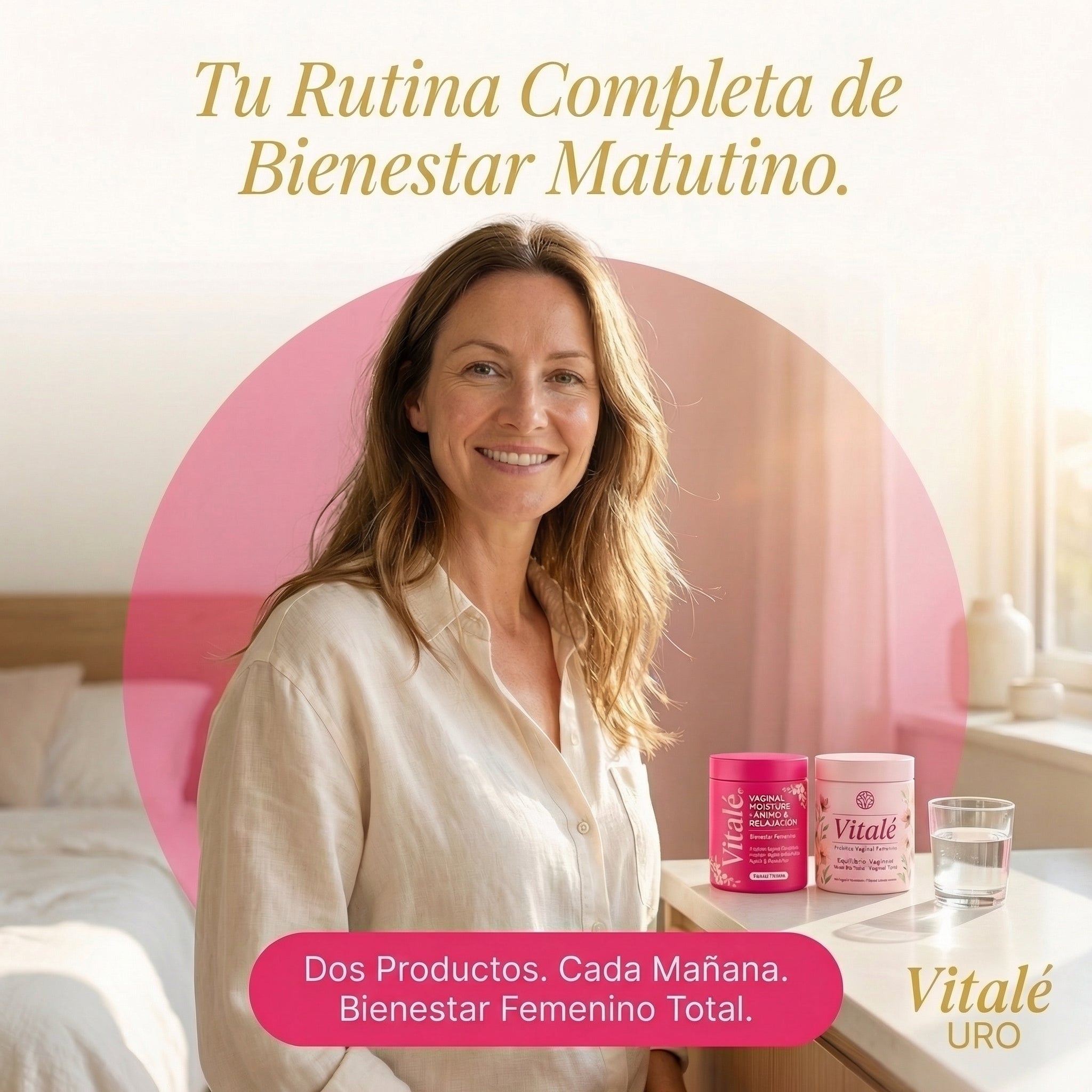 Paquete Vitalé URO Wellness: probióticos + hidratación y estado de ánimo