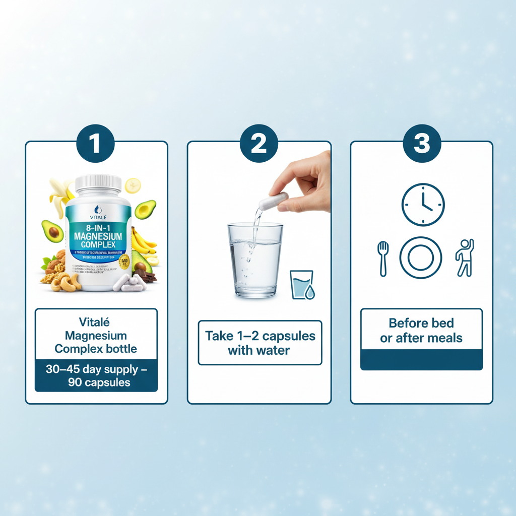 Vitalé 8-in-1 Magnesium Complex 1000mg