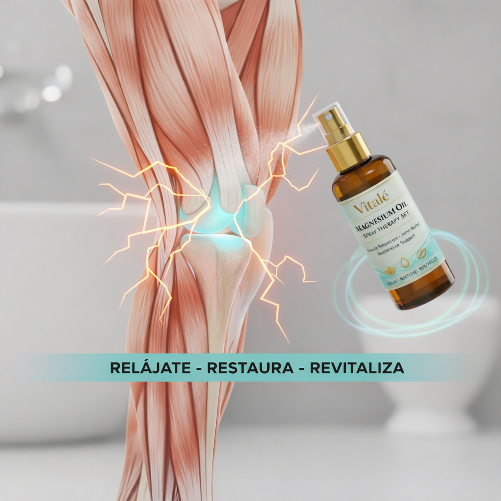 Set Terapéutico de Aceite de Magnesio en Spray Vitalé