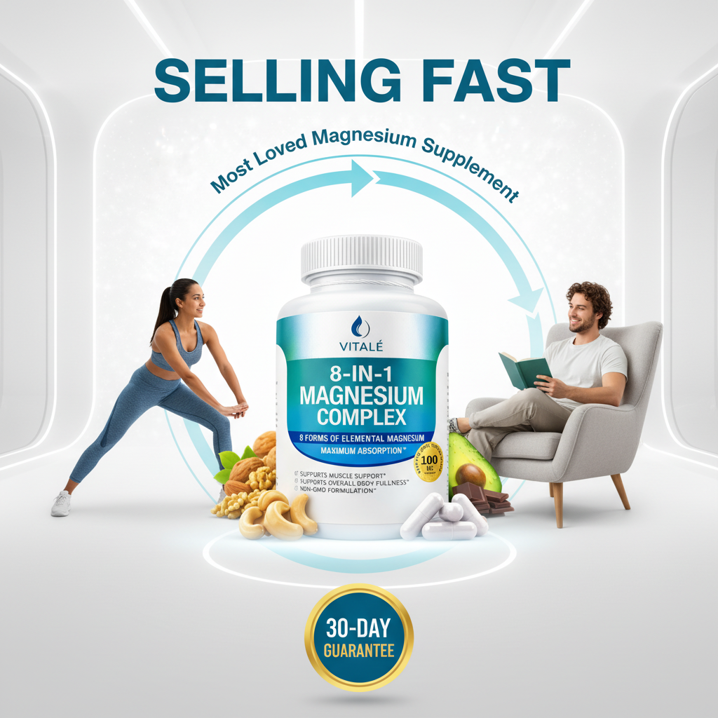 Vitalé 8-in-1 Magnesium Complex 1000mg