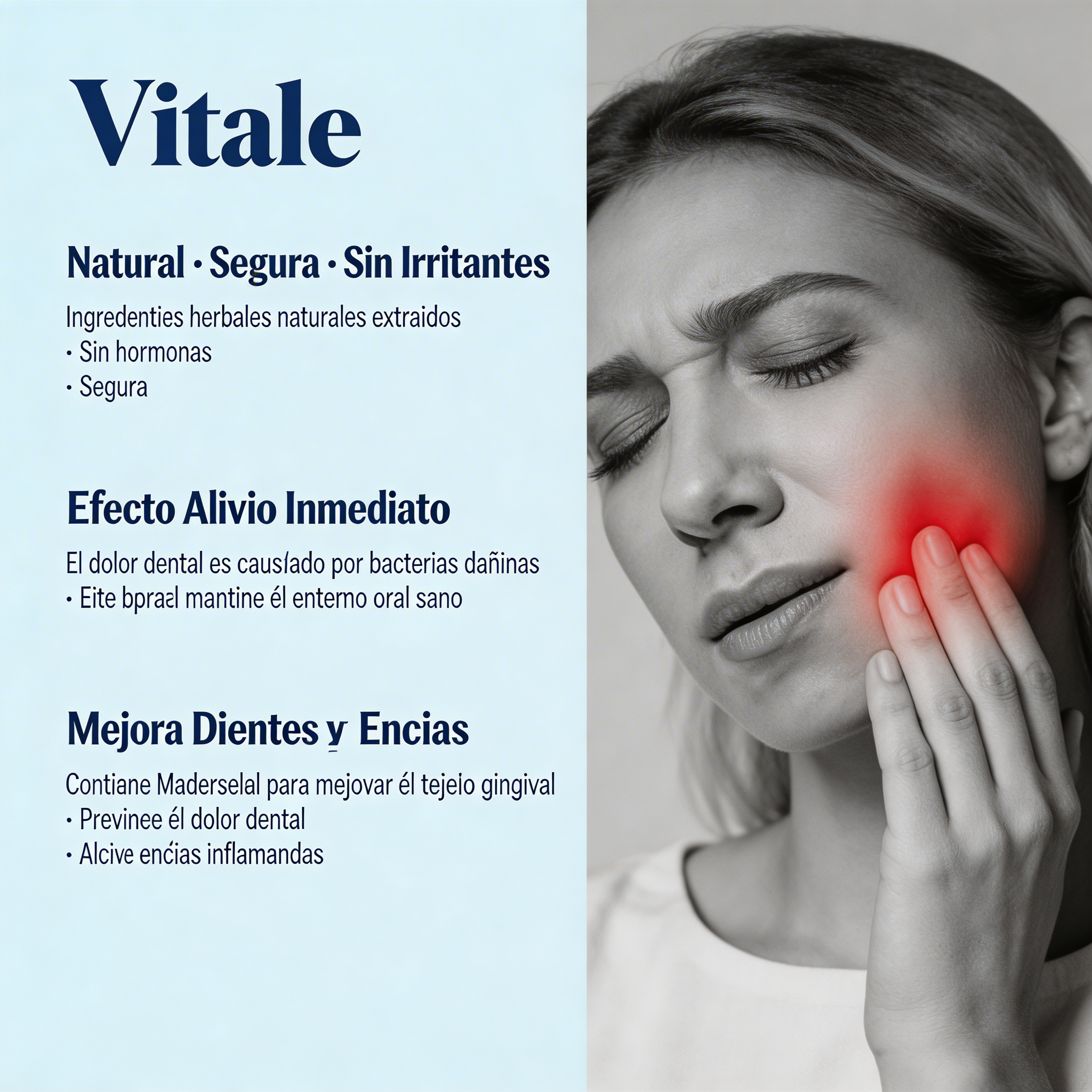 Vitale Spray Oral Natural para el Cuidado de Dientes y Encías