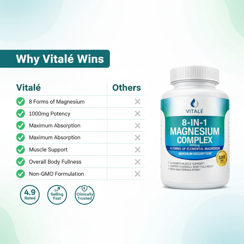 Vitalé 8-in-1 Magnesium Complex 1000mg